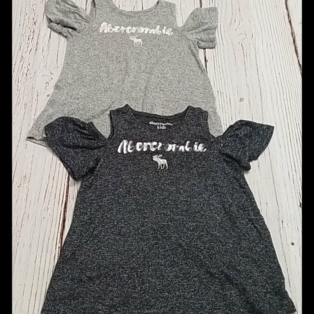 Cold Shoulder Sequin Tops Abercrombie kids 5/6